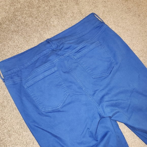 Torrid Blue Ankle Cropped Pants - Picture 5 of 5